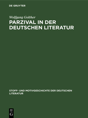 cover image of Parzival in der deutschen Literatur